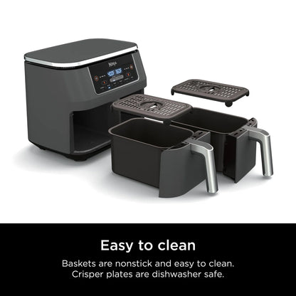 Ninja Foodi 6-in-1 8-Quart 2-Basket Air Fryer with DualZone Technology
