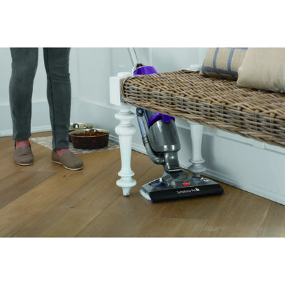 BISSEL Symphony Pet Steam Mop and Steam Vacuum Cleaner for Hardwood and Tile Floors, with Microfiber Mop Pads