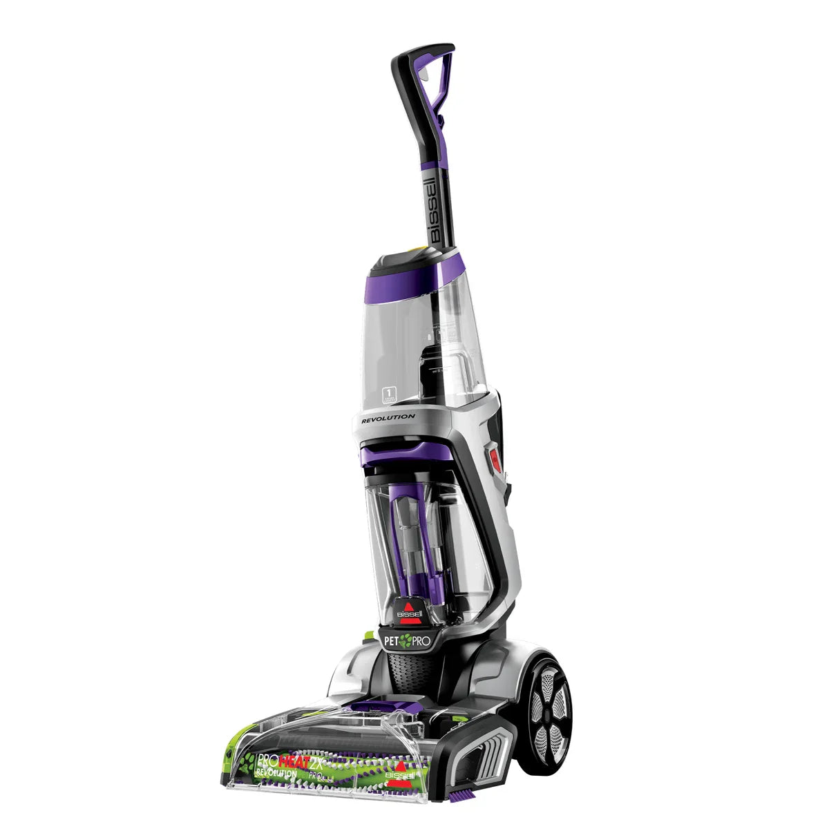 BISSEL ProHeat 2X Revolution Pet Pro Plus, Upright Deep Cleaner, Dual Dirt Lifter Powerbrush, Hose & Tool Attachment
