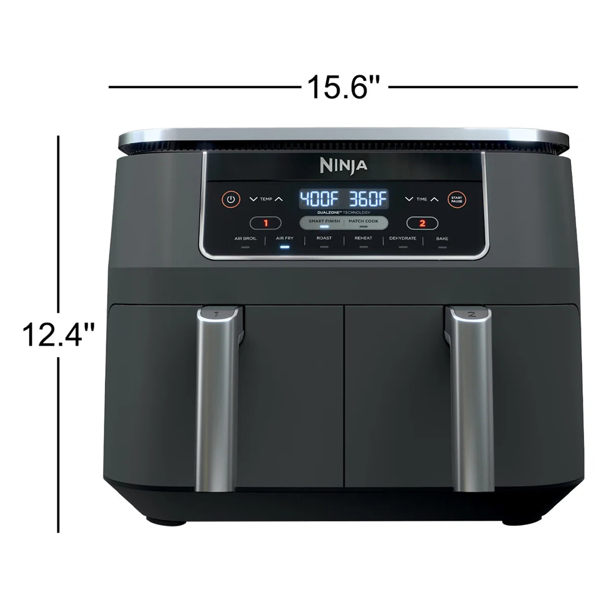 Ninja Foodi 6-in-1 8-Quart 2-Basket Air Fryer with DualZone Technology