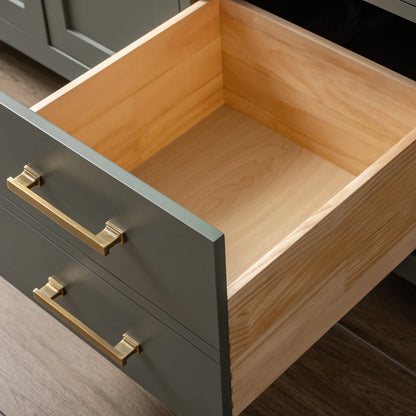 Ajhane 72" Double Bathroom Vanity Set