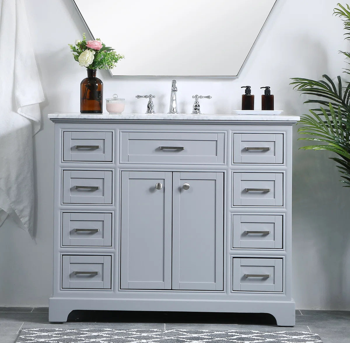 Hermes 42" Single Bathroom Vanity Set