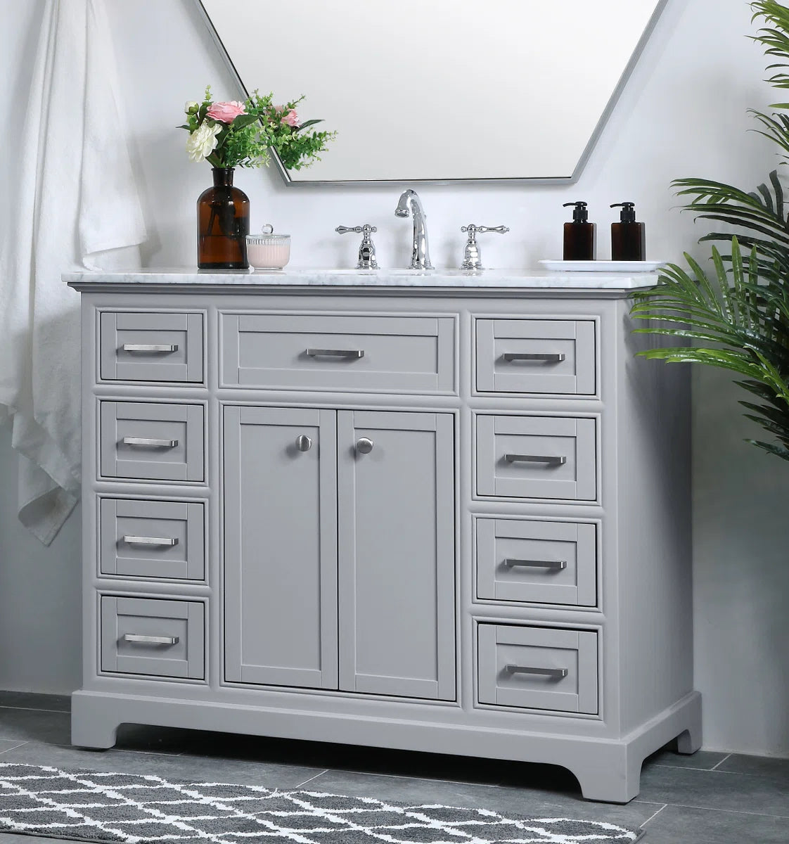 Hermes 42" Single Bathroom Vanity Set