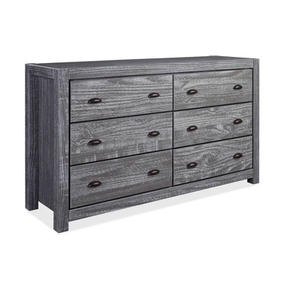 Montauk Solid Wood 59.5'' W 6 - Drawer Dresser