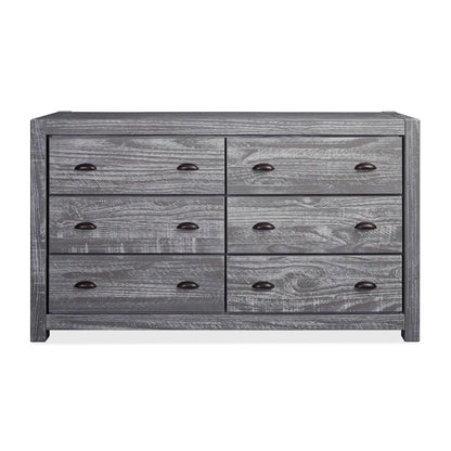 Montauk Solid Wood 59.5'' W 6 - Drawer Dresser
