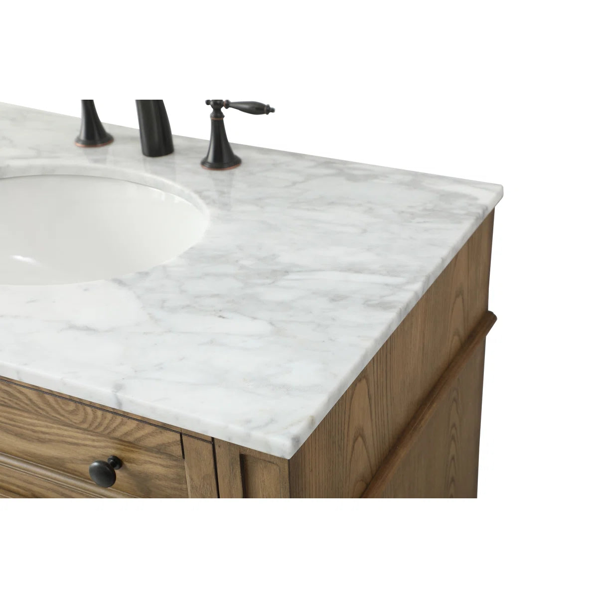 Rivers 36'' Single Bathroom Vanity with Marble Top