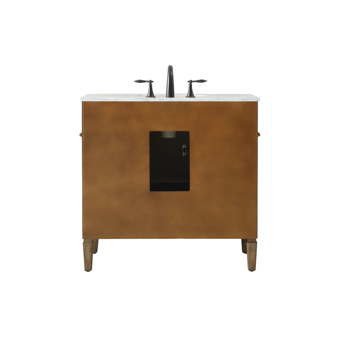 Rivers 36'' Single Bathroom Vanity with Marble Top
