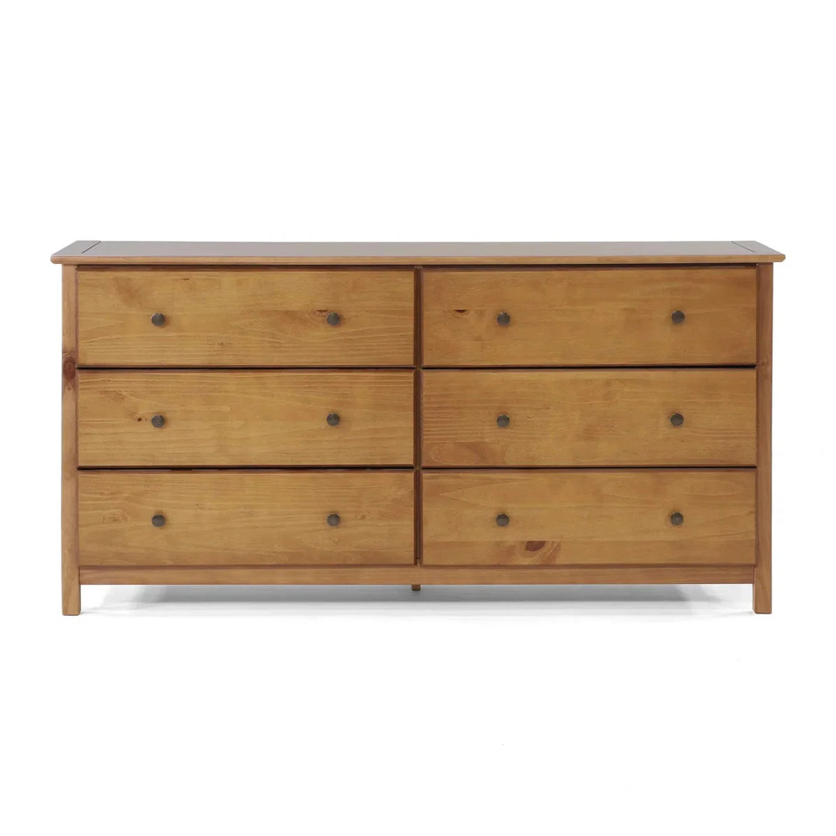 Shaker Solid Wood 63.75'' W 6 - Drawer Dresser
